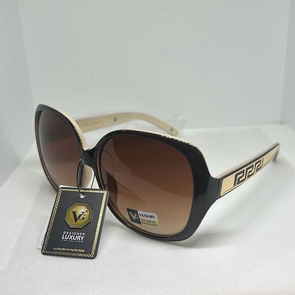 VG Women’s Black Sunglasses - Picture 1 of 3